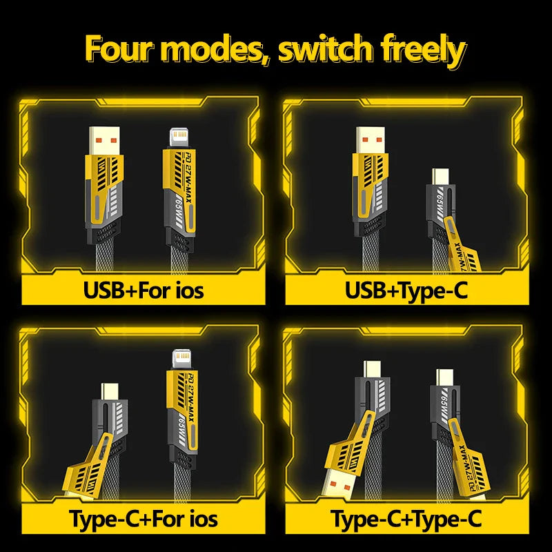 ChargeFlex 4-in-1 65W Charging Cable