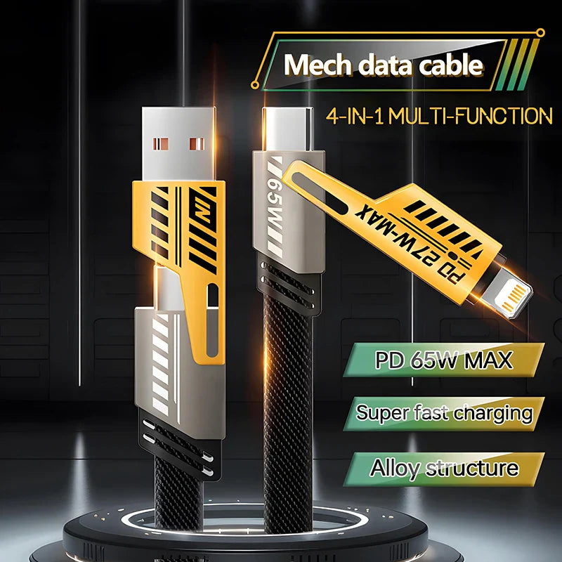 ChargeFlex 4-in-1 65W Charging Cable